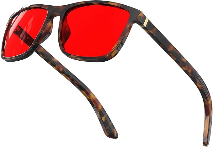 Bloomoak Brown Tortoiseshell blue/green light blocking glasses